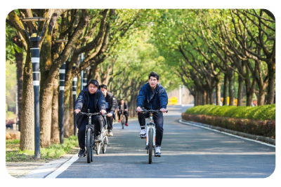 春暖花开时节，一起来松江这片林地踏青骑行吧！